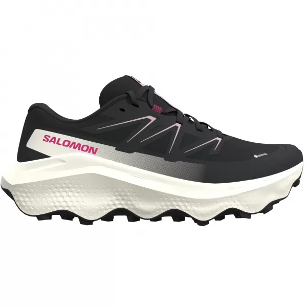  Ženske cipele SALOMON ULTRA FLOW 2 GORE-TEX L49299500 CRNA/ZORNO RUŽIČASTA/LEDENA OD VANILIJE 