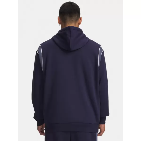  Muški sweatshirt UNDER ARMOUR RIVAL FLEECE NOV HOODIE 6009353-410 PLAVA 