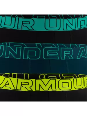 Muške bokserice UNDER ARMOUR UA PERFORMANCE COTTON - SOLID 6 - 3PK 1383889-007 CRNA