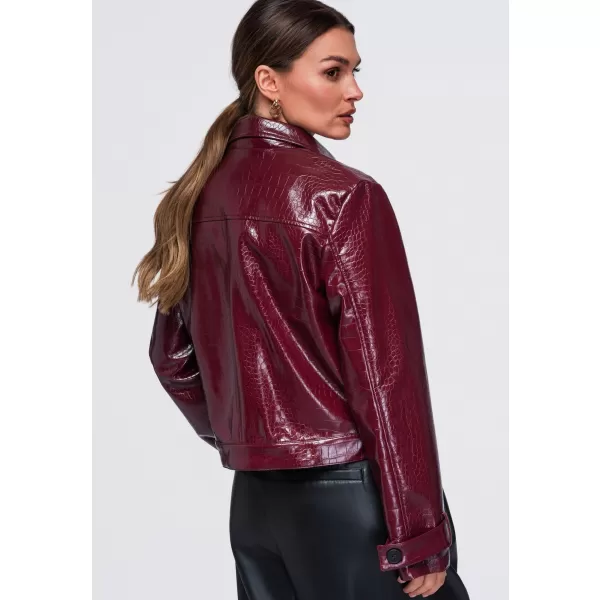  Ženska jakna OMBRE OW-JAFL-0145 TAMNOCRVENA 