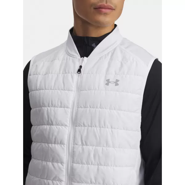  Muški prsluk UNDER ARMOUR LAUNCH INSULATED VEST 1380870-100 BIJELA 
