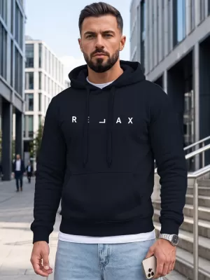 Muški sweatshirt DSTREET NX0001BX-25-09 TAMNOPLAVA