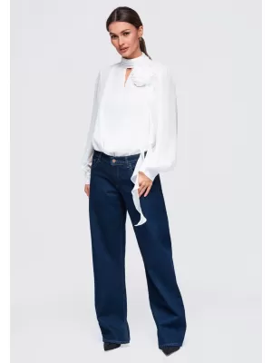 Ženska bluza OMBRE OW-TS-E0085 BIJELA