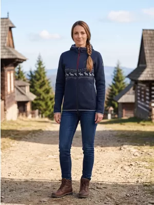 Ženski topli džemper ALPINE PRO NORESA MOONLIT OCEAN VARIJANTA PA