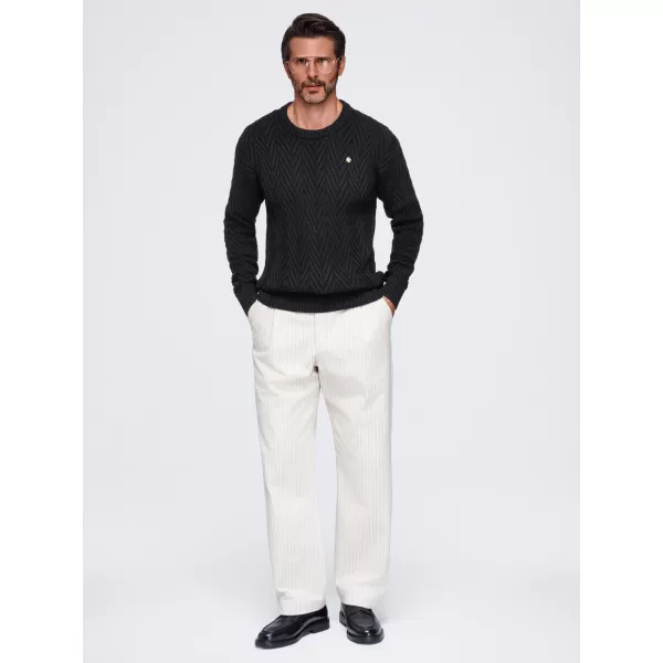 Muški pulover OMBRE OM-SWSW-0190 CRNA 