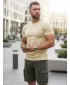 Muška majica kratkih rukava DSTREET RX5676 BEŽ