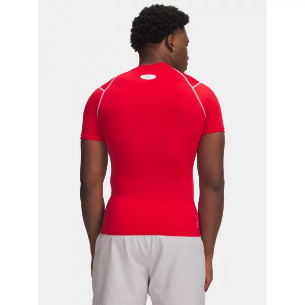  Muška majica kratkih rukava UNDER ARMOUR UA HG ELITE COMP SS 6015382-600 CRVENA 