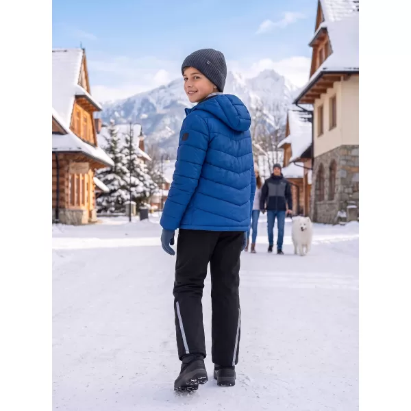  Dječje tople softshell hlače ALPINE PRO HERGO CRNA 