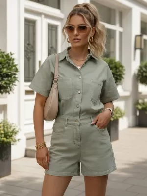 Haljina DSTREET EY2690 ZELENA