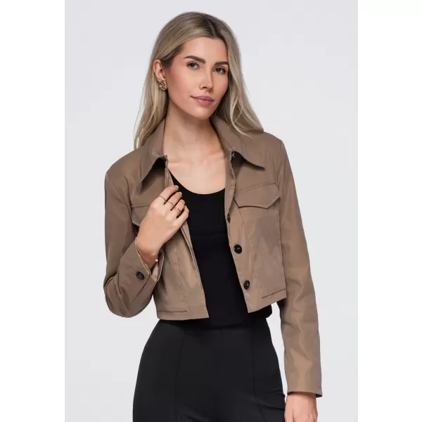  Ženska jakna OMBRE OW-BL-E0007 BEŽ 