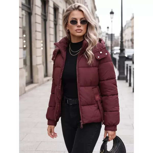  Ženska jakna DSTREET TY5749 TAMNOCRVENA 