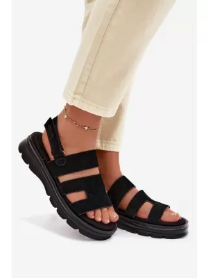 Ženske sandale BIG STAR SHOES TT274484 CRNA