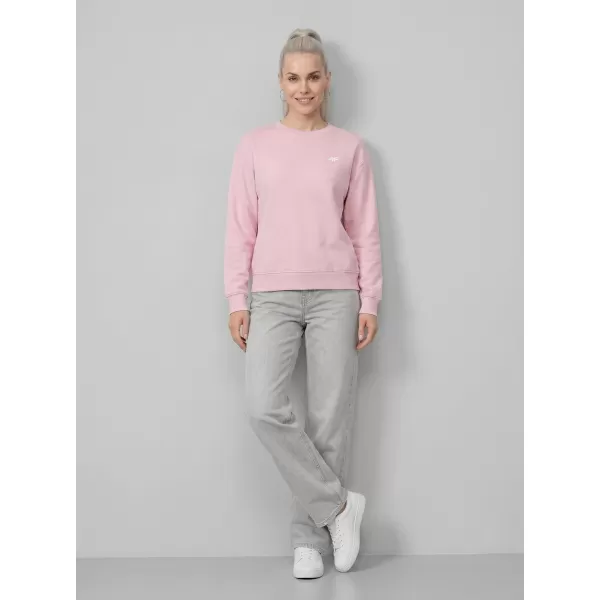  Ženski sweatshirt 4F WMM00TSWSF2534 SVIJETLORUŽIČASTA 