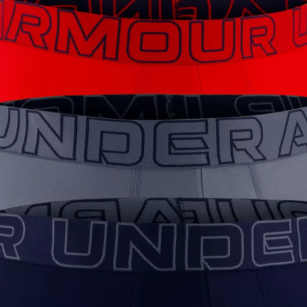 Muške bokserice UNDER ARMOUR UA PERFORMANCE TECH MESH - SOLID 6 -3PK 1383884-600 CRVENA 