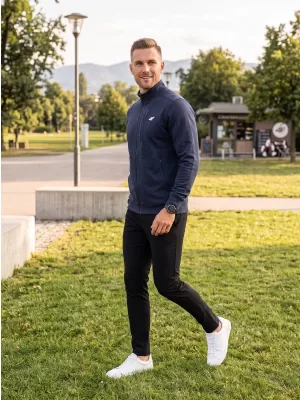 Muški sweatshirt 4F WMM00TSWSM2547 NAVIKE