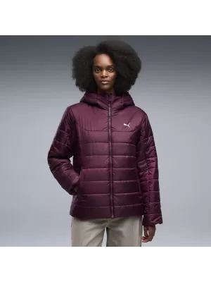 Ženska jakna PUMA ESS HOODED PADDED JACKET 68523124 RUBIN NOIR