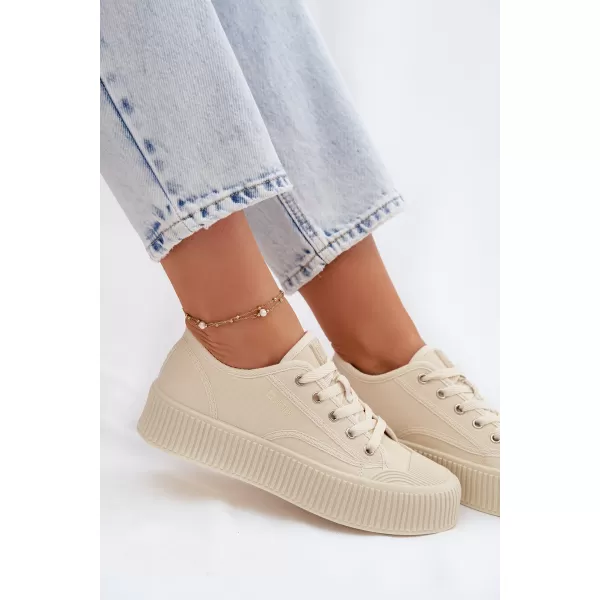  Ženske tenisice BIG STAR SHOES TT274271 BEŽ 