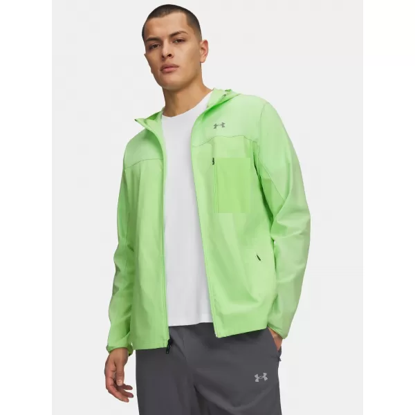  Muška jakna UNDER ARMOUR VELOCITI PRO STORM JACKET 6005897-712 ZELENA 