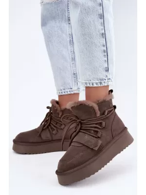 Ženske cipele BIG STAR SHOES UU274315 SMEĐE/BEŽ SJENE