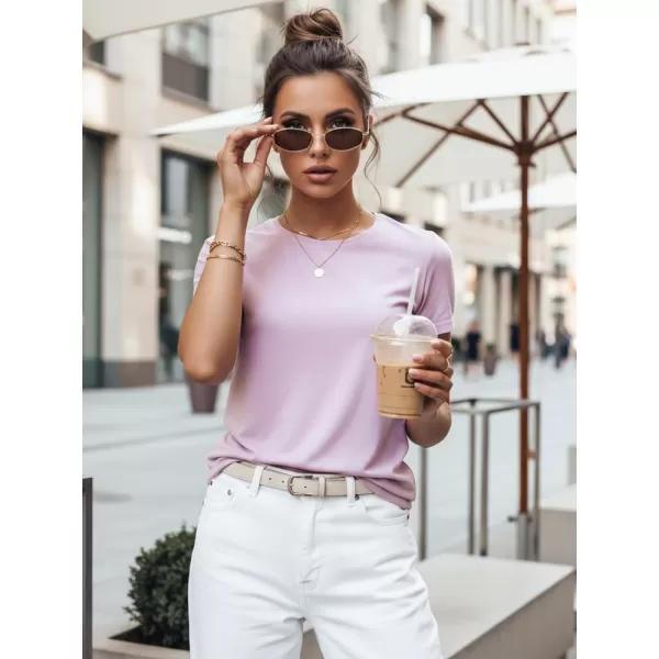  Ženska majica kratkih rukava DSTREET RY2209 LJUBIČASTA 