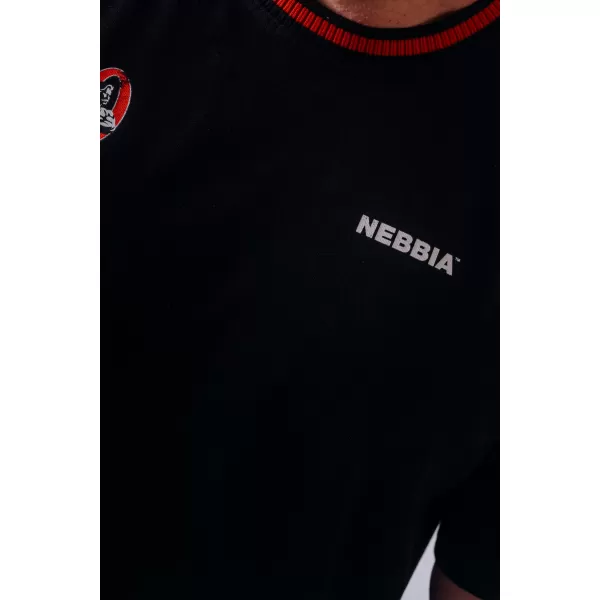  Muške majice NEBBIA OLYMPIA MUSCLE COVER 942 CRNA 