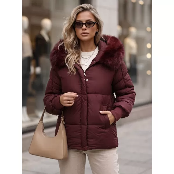  Ženska jakna DSTREET TY6003 TAMNOCRVENA 