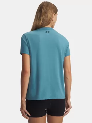 Ženska majica kratkih rukava UNDER ARMOUR W VARSITY SS 6010592-466 PLAVA