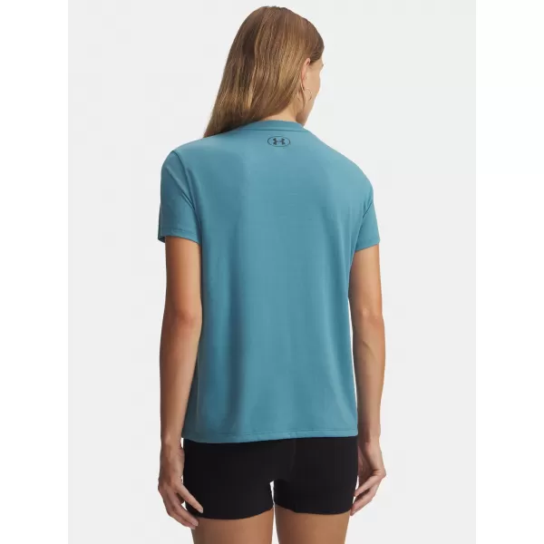  Ženska majica kratkih rukava UNDER ARMOUR W VARSITY SS 6010592-466 PLAVA 