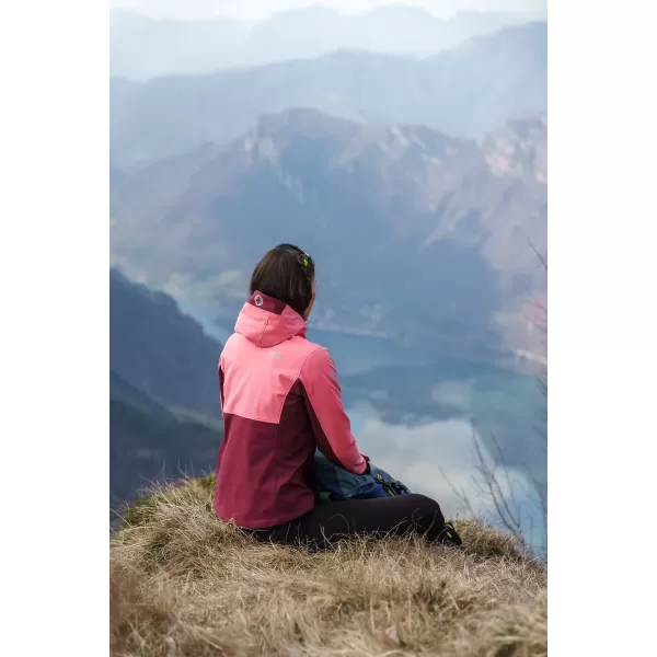  Ženska softshell jakna NORDBLANC BLINK NBSSL8320 RUŽIČASTA 