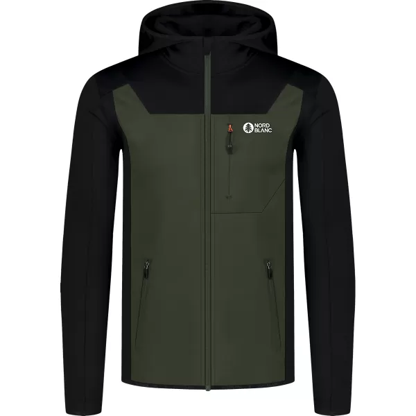 Muški powerfleece duks NORDBLANC SPRAWL NBSFM8333 ZELENA 