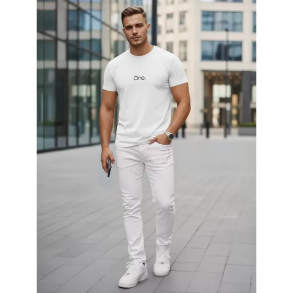  Muška majica kratkih rukava DSTREET NX5125R-WH BIJELA 