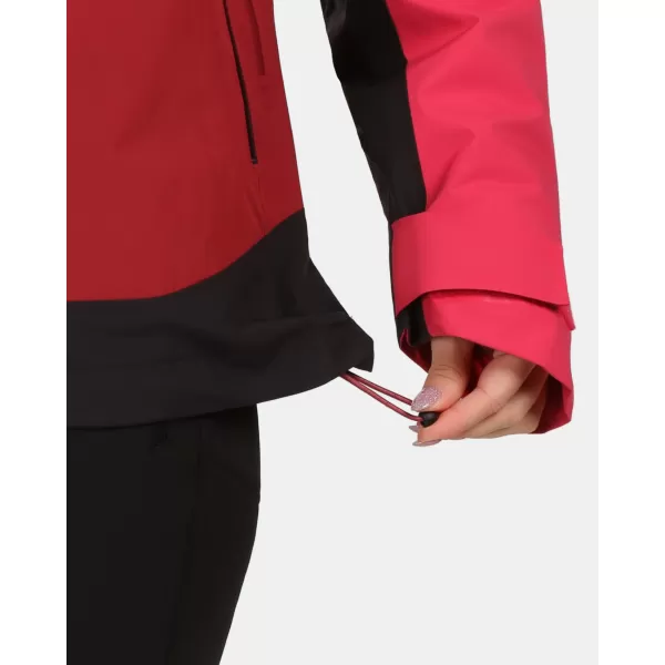  Ženska hardshell jakna KILPI MAMBA-W 1L0101KI TAMNOCRVENA 