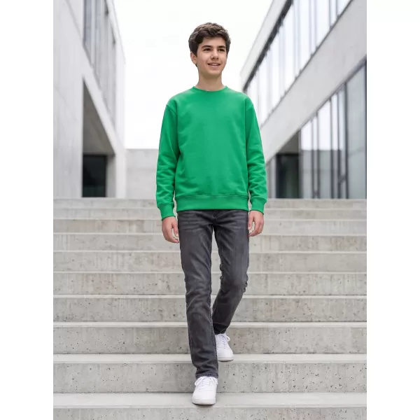  Dječji sweatshirt MALFINI CREW 427 SREDNJE ZELENA 