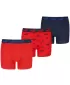 Dječje bokserice PUMA ELEMENTS BOYS LOGO PRINT BOXERS 3P 93896803 CRVENA/MORNARSKA