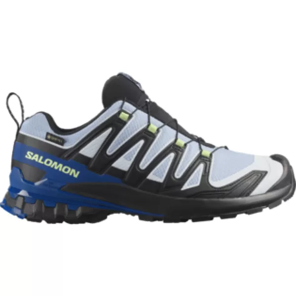  Muške cipele SALOMON XA PRO 3D V9 GORE-TEX STORM L45486500 CRNA/BRUNNERA PLAVA/SURFAJ WEBOM 