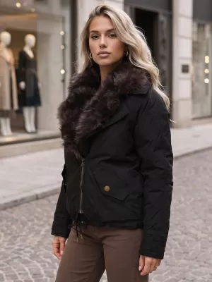 Ženska jakna DSTREET TY6072 CRNA