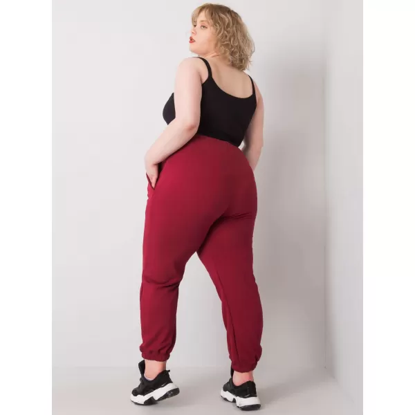  Ženske trenirke BASIC FEEL GOOD RV-DR-6331.86 TAMNOCRVENA 
