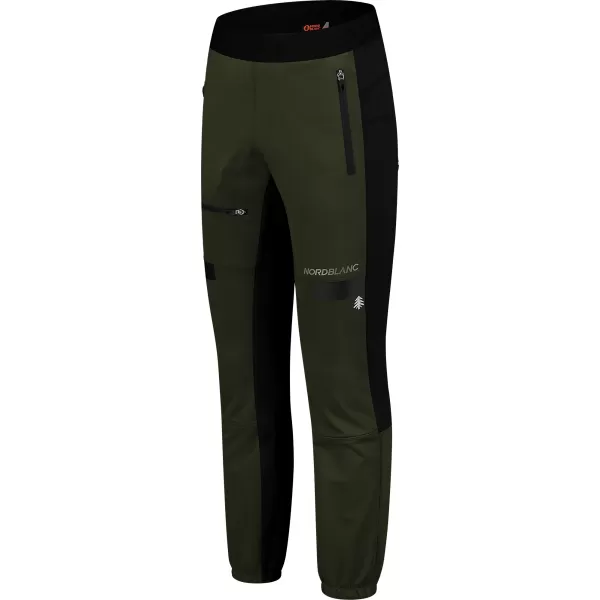  Muške vodootporne hlače za više sportova NORDBLANC RIDGEWALK NBSPM8325 TAMNO ZELENA 