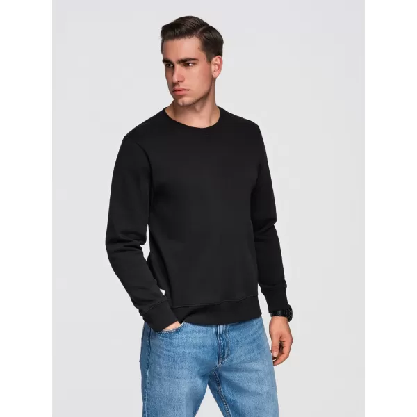  Muški sweatshirt OMBRE OM-SSBN-0271 CRNA 