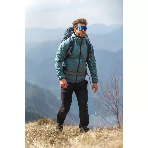  Muška vodootporna softshell jakna NORDBLANC EXPEDITIOUS NBSSM8323 ZELENA 