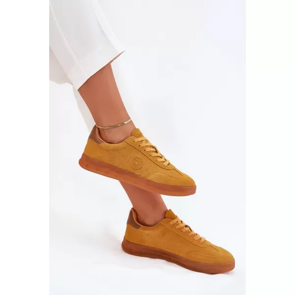  Ženske tenisice BIG STAR SHOES RR274846 ŽUTO/ZLATNO 