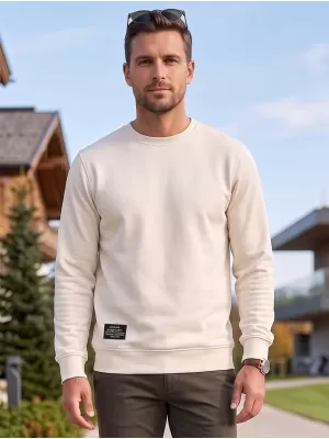 Muški sweatshirt ALTISPORT NP/ALMST43001 PRIRODNI