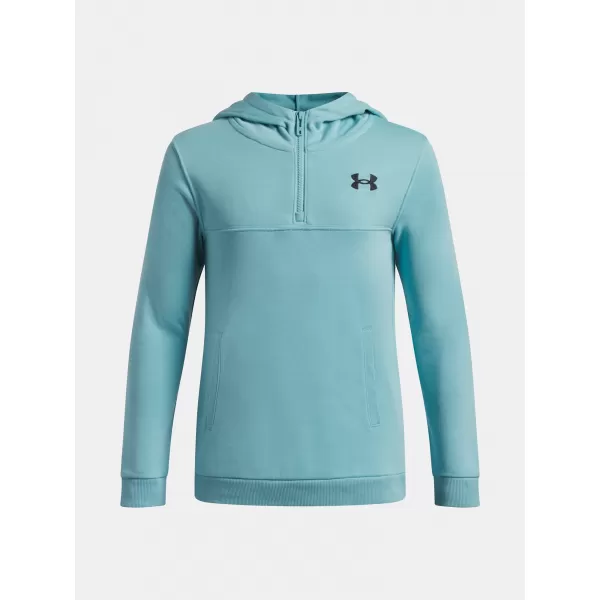  Trenirka za dječake UNDER ARMOUR RIVAL LW 1/4 ZIP HOODIE 6009316-425 PLAVA 
