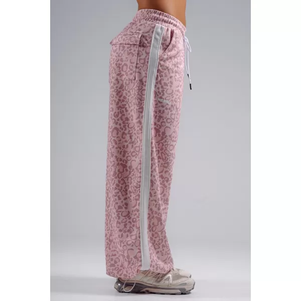  Vrećaste trenirke s uzorkom leoparda NEBBIA PRIMAL 865 RUŽIČASTI LEOPARD 