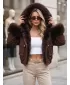 Ženska jakna DSTREET TY5834 SMEĐA