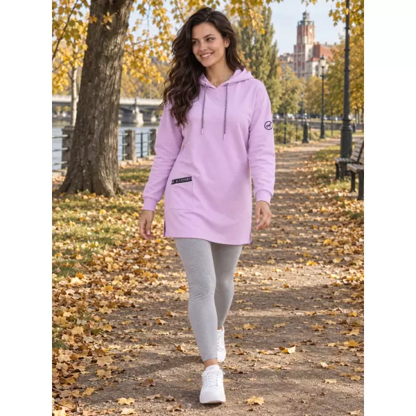  Ženski sweatshirt ALTISPORT IVIE LJUBIČICA 
