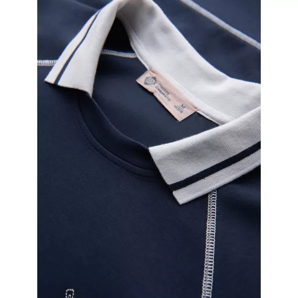  Muški sweatshirt OMBRE OM-SSNZ-0269 TAMNOPLAVA 