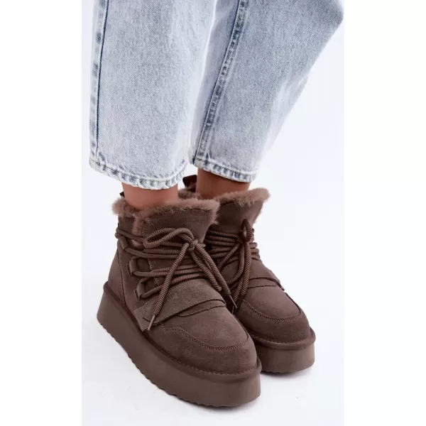  Ženske cipele BIG STAR SHOES UU274315 SMEĐE/BEŽ SJENE 