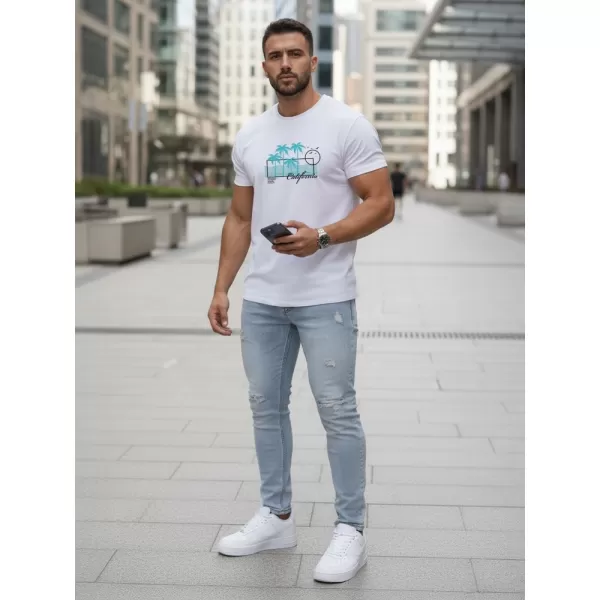  Muška majica kratkih rukava DSTREET NX5020R BIJELA 