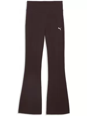 Ženske tajice PUMA ESS HIGH-WAIST FLARED LEGGINGS 63154233 ČOKOLADNI FONDUE